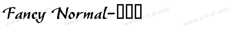 Fancy Normal字体转换